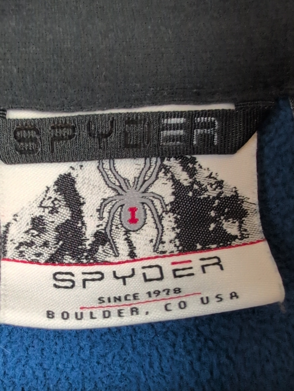 Spyder Outbound Half-Zip Men's Blue Performance Sweater Size XXL - Picture 2 of 11